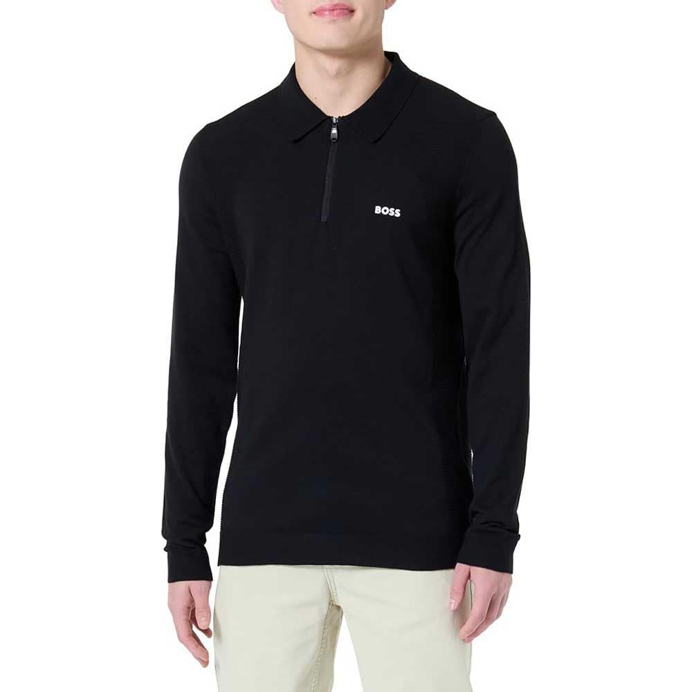 BOSS męski sweter polo Green Momentum Lite PL2